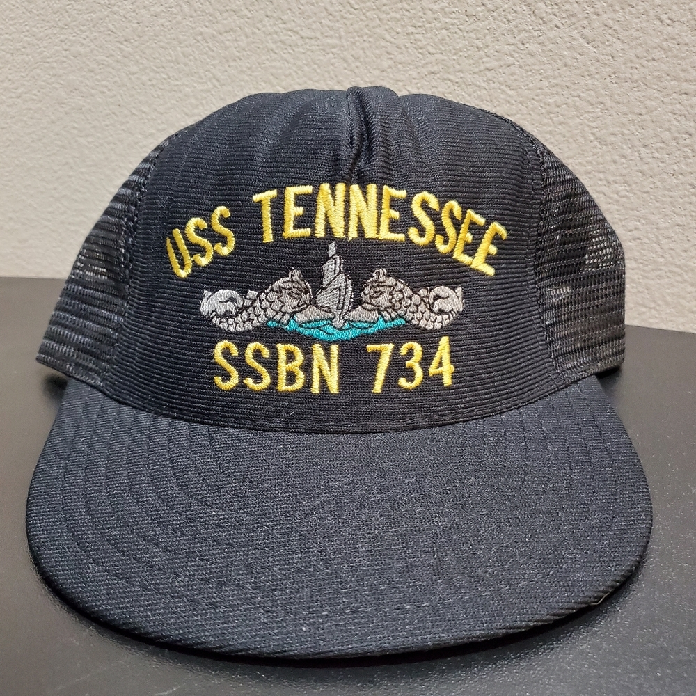 VTG New USS‎ TENNESSEE SSBN 734 Submarine Mesh Hat